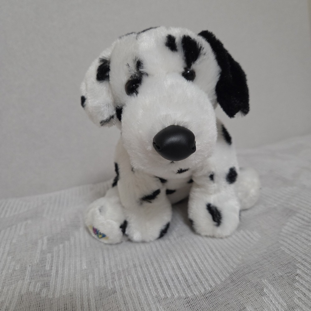 Ganz Webkinz Dalmatian Puppy Plush  HM123 Stuff Animal Toy Soft